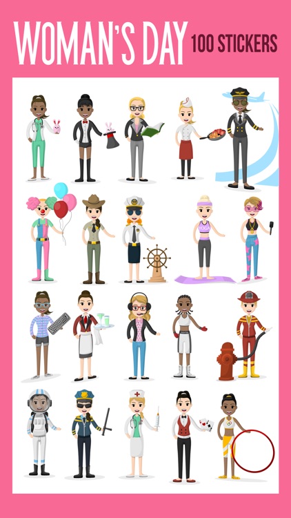 Woman's Day Sticker Pack - 100 Stickers