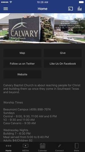 Calvary Baptist Church App(圖1)-速報App
