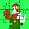 Chicken Jigsaw Puzzle for Little Kids