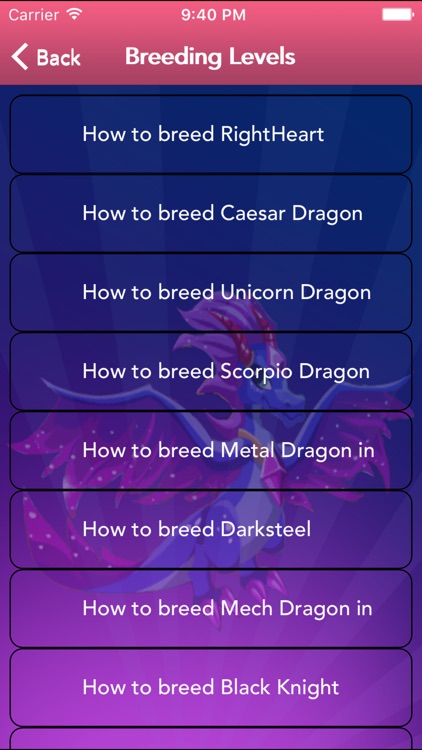 Unofficial Breeding Guide For Dragon Story screenshot-3