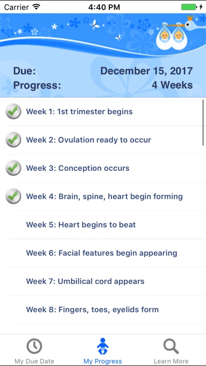 MyDueDate - pregnancy progress tracker