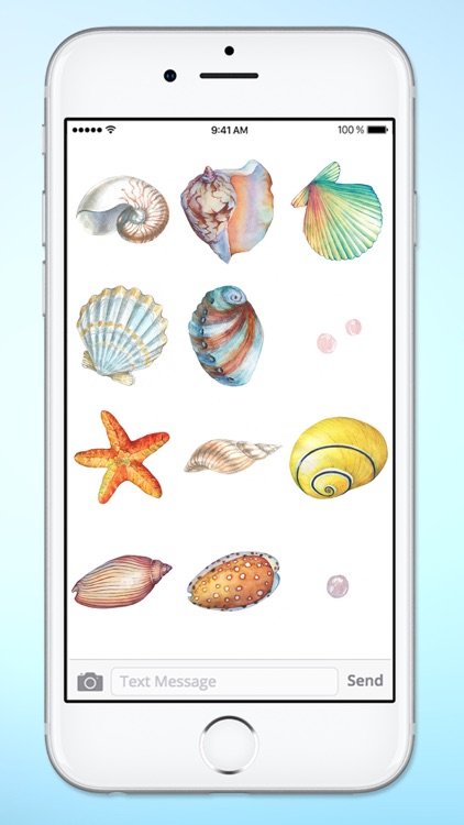 Beach Lover Sea Shells Sticker Pack screenshot-4