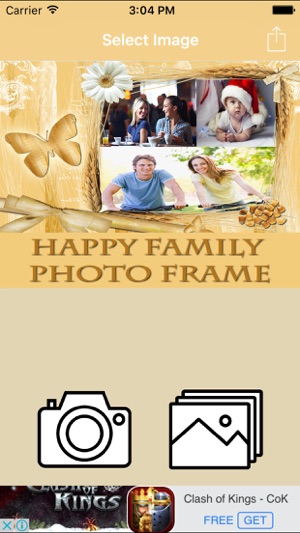 Happy Family HD Photo Collage Frame