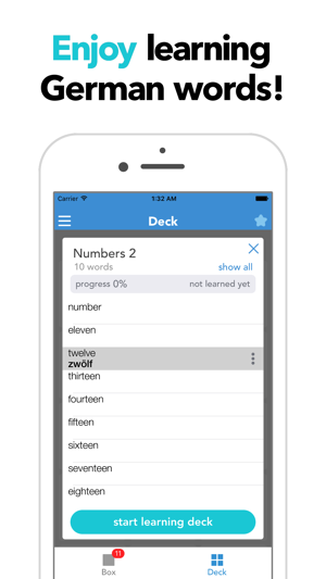 Learn German with Flickbox - learn German words(圖4)-速報App
