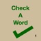 A word checker for scrabble