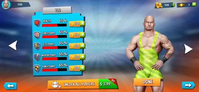 Bildschirmfoto 6 Wrestling Games Revolution 3D iphone