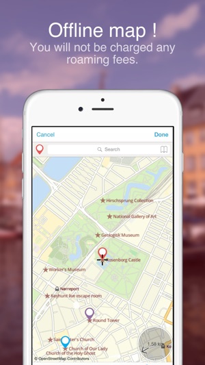 Copenhagen on foot : Offline Map(圖3)-速報App