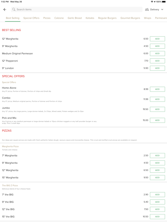 De Maggios Pizzeria.