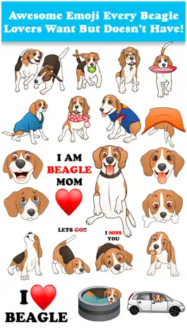 Game screenshot BeagleMoji - Cute Beagle Emojis & Stickers mod apk