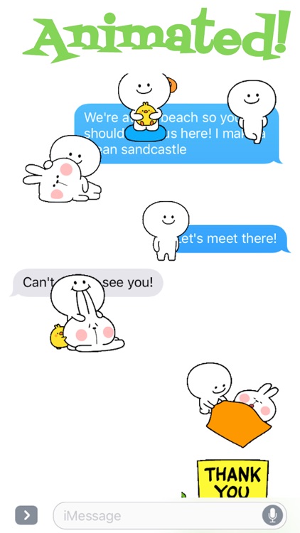 Happy Rabbit and Friend Animated