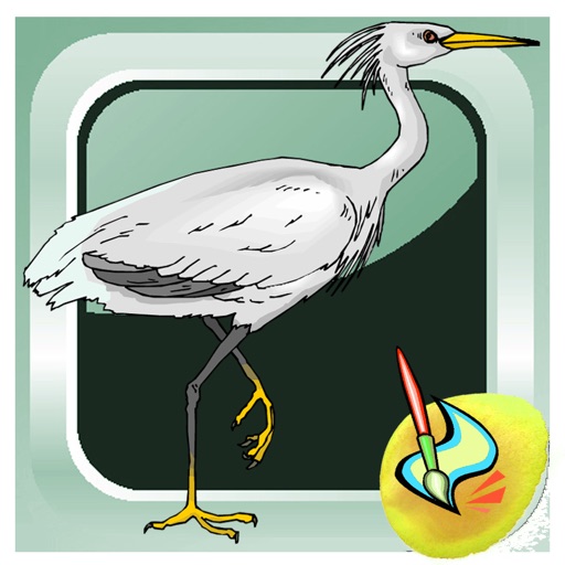 Animals - Bird coloring book for kid and preschool iOS App