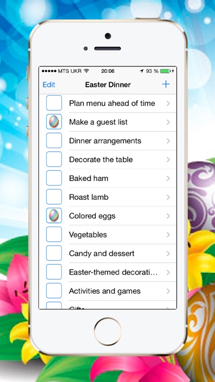 Easter Dinner Checklist