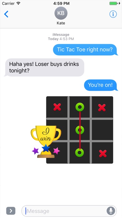 Tic Tac Toe Stickers - Pro Pack Screenshot 1