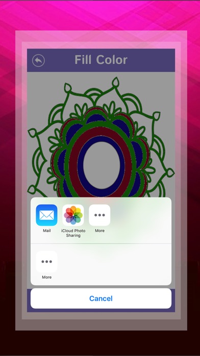 How to cancel & delete Mandala - Adults Coloring Art Pages from iphone & ipad 3