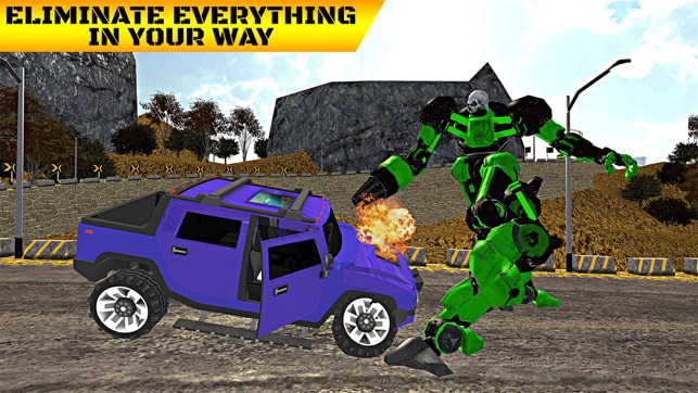 Offroad Hummer Robot Transformation : Iron Machine(圖2)-速報App