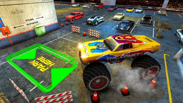 Multi Storey Monster Truck Parking Simulator 2017(圖4)-速報App