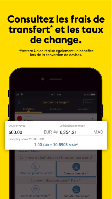 Transfert Western Union® Transfert Western Union®