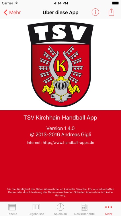 TSV Kirchhain 1886 e.V. Handball screenshot-3