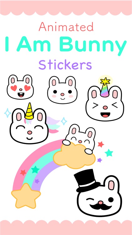 I Am Bunny Animated Stickers