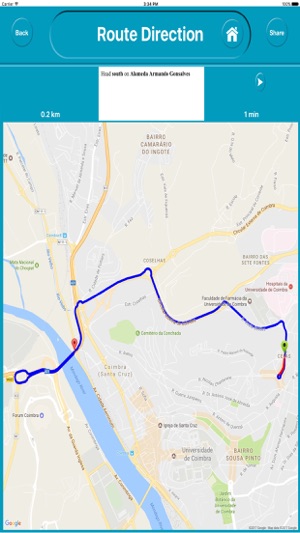 Coimbra Portugal Offline City Maps Navigation(圖3)-速報App