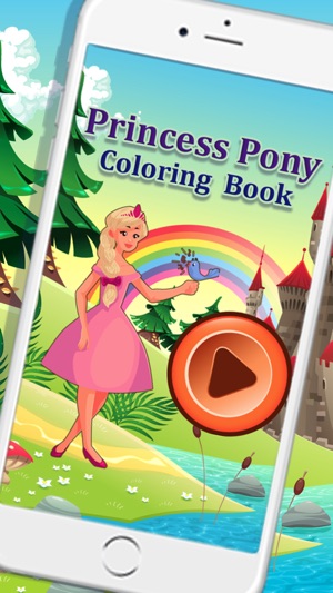 Princess Pony Coloring book for kids(圖1)-速報App