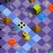 In Crossy Block the player needs to react quickly as the cube rolls through an exotic world