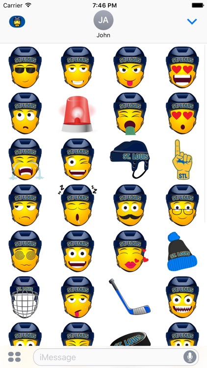 St. Louis Hockey Stickers & Emojis screenshot-3