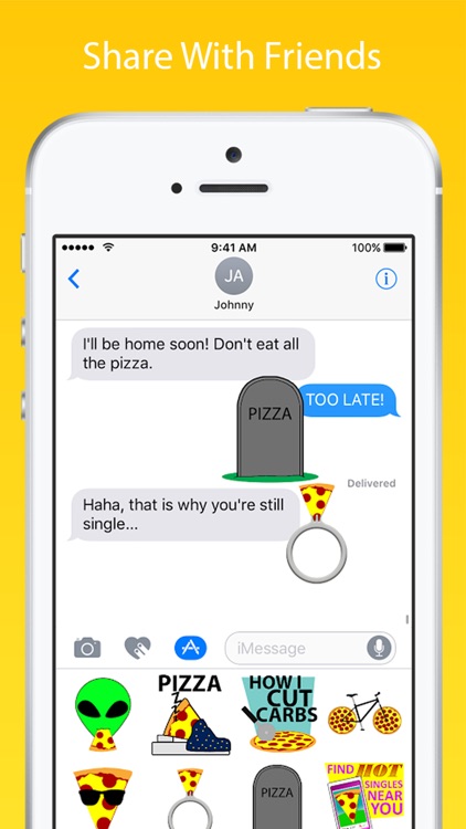 Pizzamoji: Pizza Emoji Stickers