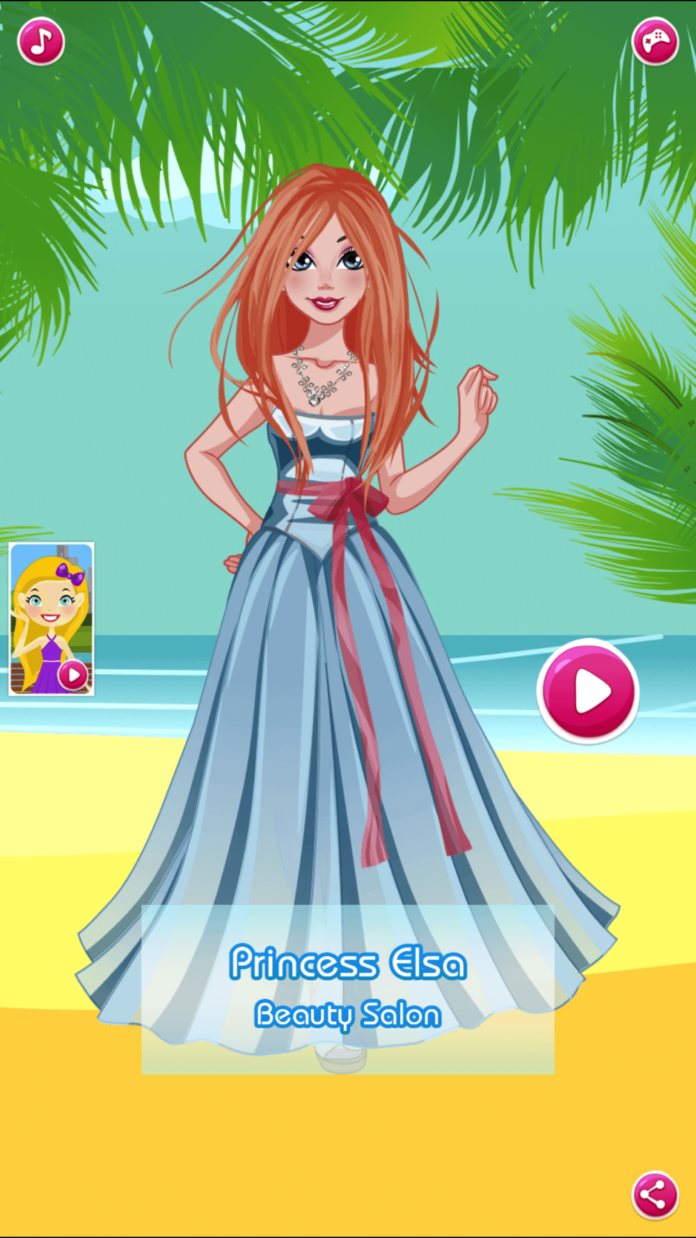 Princesa Elsa en el Salon Juegos de vestir chicas Free Download App for  iPhone 