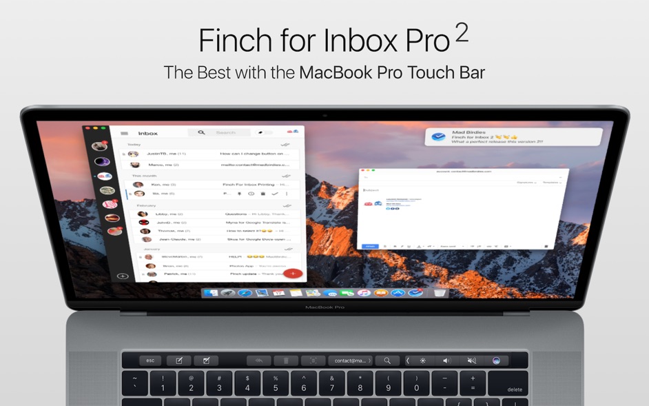 Finch for Inbox Pro 2 for Mac 2.1 破解版 - 功能强大全面的邮件客户端