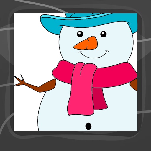 Snowman Coloring Book iOS App