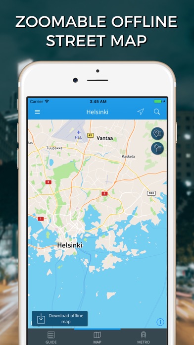Helsinki Travel Guide with Offline Street Map screenshot 4