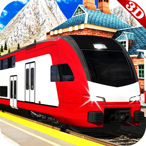 Train Sim Free Ride Adventure 3D Icon