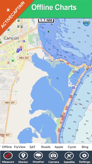 Cancun - GPS Map Navigator offline charts & guide(圖3)-速報App