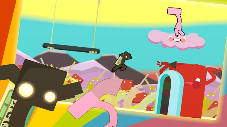 Cube Stickman Fighting - Escape Survival Game screenshot-3