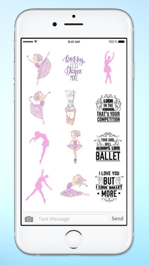 I Love Dance Ballet Sticker Pack(圖3)-速報App