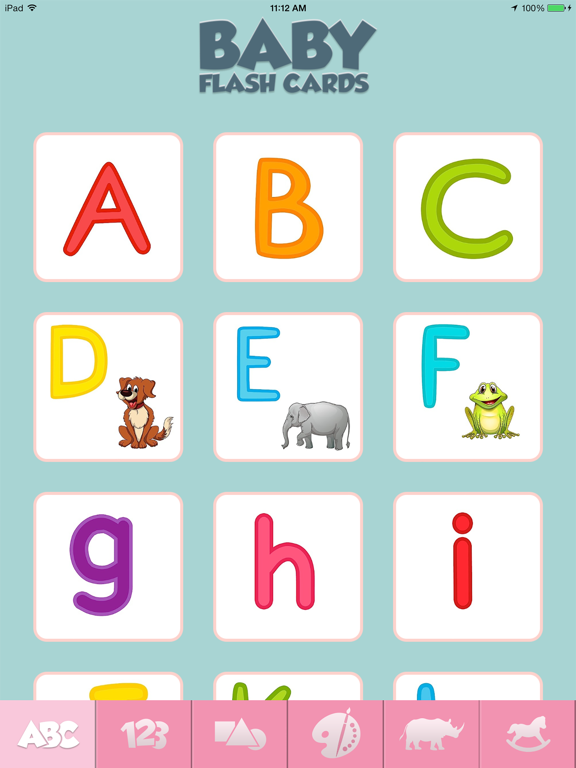 Baby Flash Cards Game Learn Alphabet Numbers Words | App Price Drops