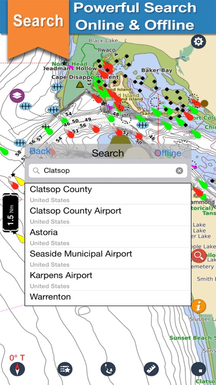 Washington GPS Nautical Charts