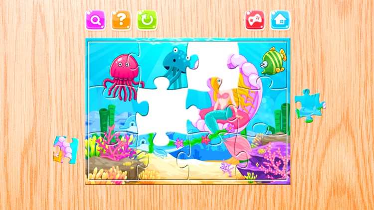 Cartoon Mermaid Jigsaw Puzzles Collection HD