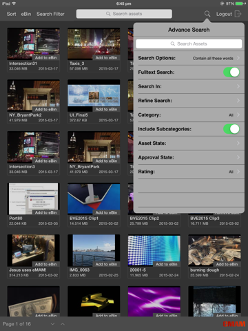 eMAM for iPad screenshot 2