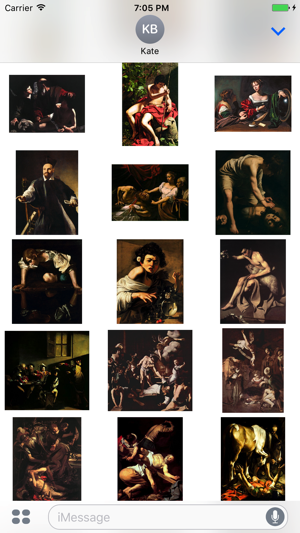 Caravaggio Paintings for iMessage(圖2)-速報App