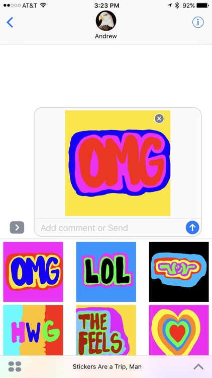Stickers Are a Trip, Man