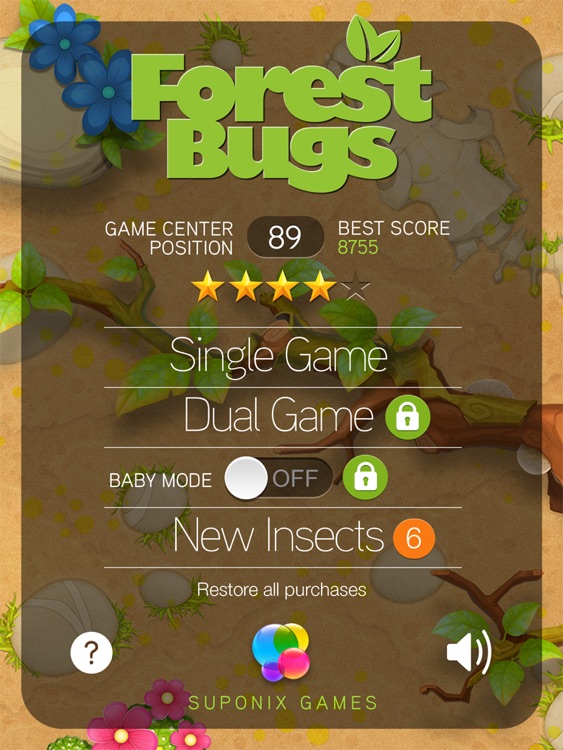 Forest Bugs - Tap Smash Game for Kids and Adults screenshot-3