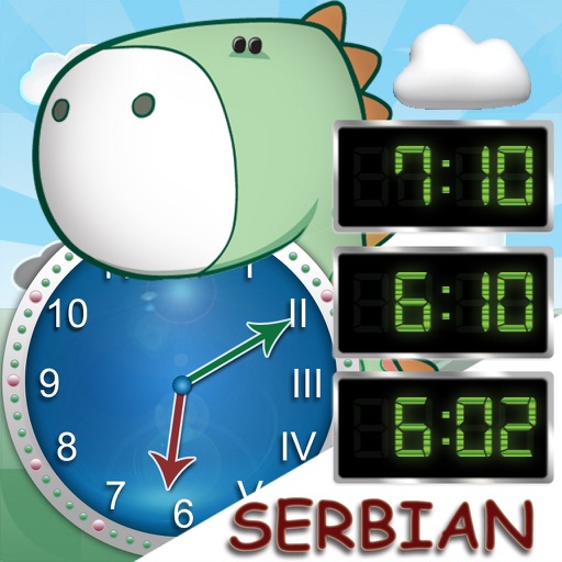 Tick Tock Clock (Serbian) - Learn How to Tell Time