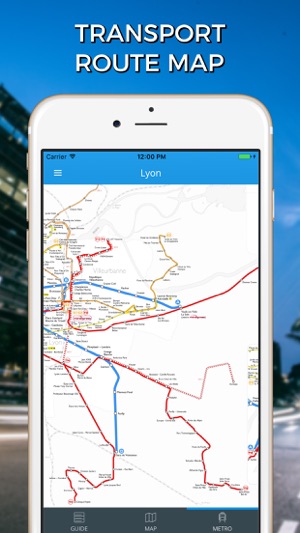 Lyon Travel Guide with Offline Street Map(圖5)-速報App