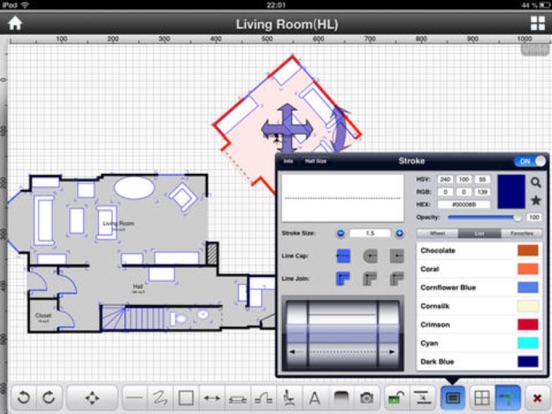 CAD On The Go - edit 2D/3D AutoCAD DWG/DFX files screenshot 3
