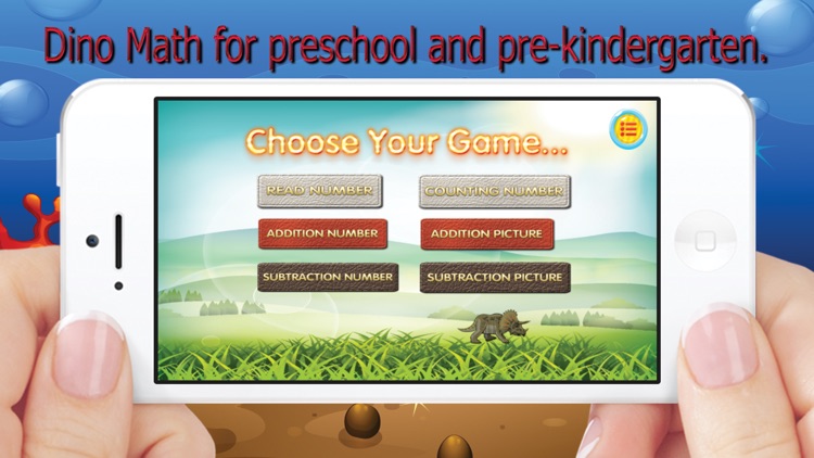 Dino Math for preschool and pre-kindergarten