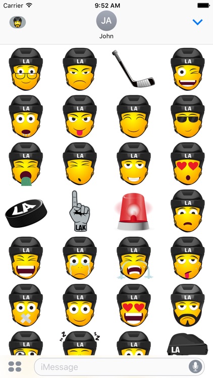 LA Hockey Stickers & Emojis screenshot-3