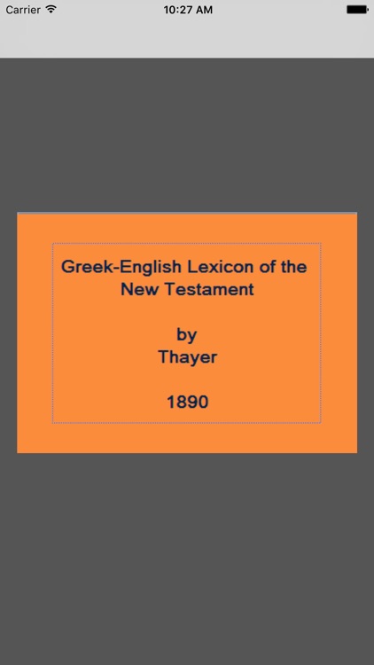 Greek-English (Thayer)