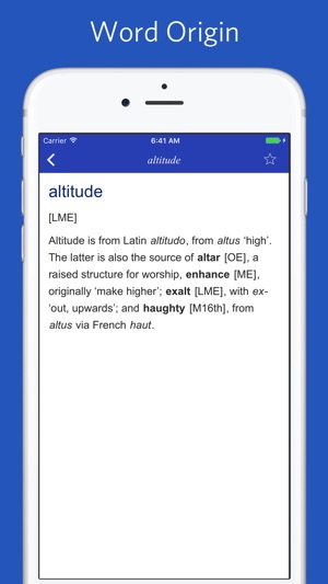 word origin app